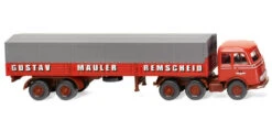 Wiking Miniatuurvrachtwagen MB LPS333 1:87 Rood