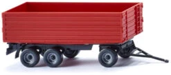 Wiking Miniatuurtrailer Agricultural 3-axle 1:87 Rood