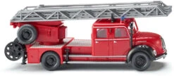 Wiking Miniatuurladderwagen Magirus DL 25h 1:87 Rood