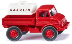 Wiking Miniatuurvoertuig Unimog U 406 1:87 Rood,wit