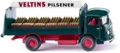 Wiking Miniatuurvrachtwagen Büssing 4500 1:87 Groen/rood