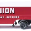 Wiking Miniatuurvrachtwagen Henschel 1:87 Rood/wit