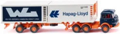 Wiking Miniatuurvrachtwagen Krupp Koelcontainer 1:87 Oranje/wit