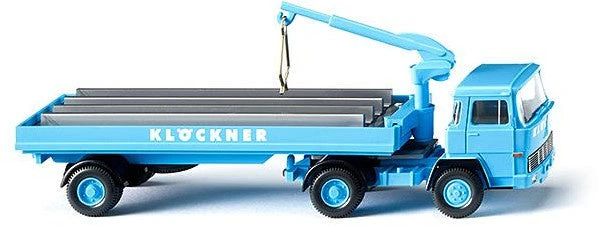 Wiking Miniatuurvrachtwagen Mag. 135 D 11 FS 1:87 Grijs/wit