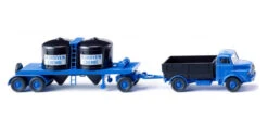 Wiking Miniatuurvrachtwagen Man Scholven Chemie 1:87 Blauw
