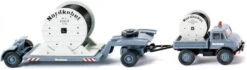 Wiking Miniatuurvrachtwagen Unimog U 406 4500 1:87 Grijs 2-delig